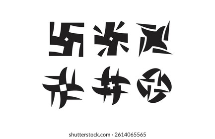 Abstract faster logo template vector icon illustration design concept.