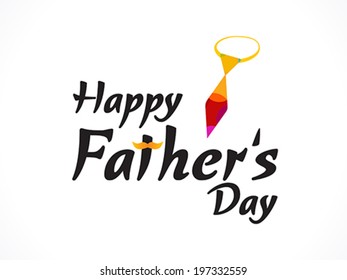 abstract father day background vector illustration