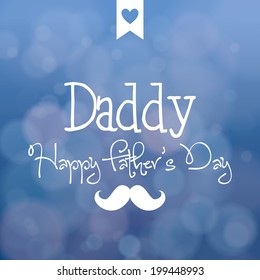 abstract father's day background with some special objects