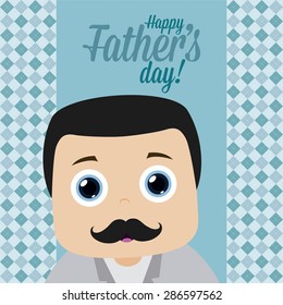 abstract father's day background with some special objects