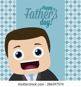 abstract father's day background with some special objects