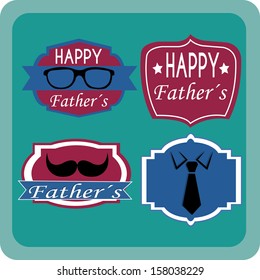 abstract father's symbol on special background