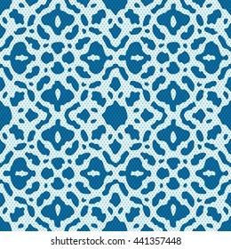 Abstract faux tribal pattern seamless vector background tile