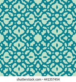 Abstract faux tribal pattern seamless vector background tile
