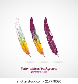 abstract feather background