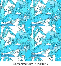 Abstract feathers background