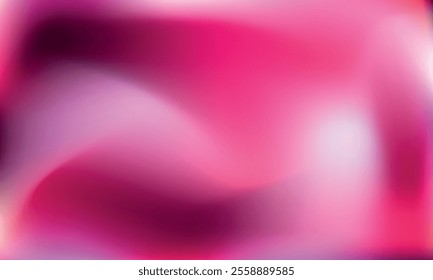 Abstract feathery clouds symbolize love. Bright pink, red color vector banner. Love gradient. Blurred light fluff colorful gradient background. Vector soft horizontal backdrop. EPS 10 vector illustrat