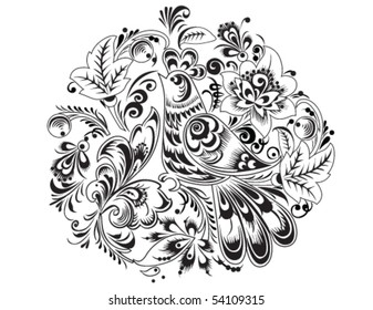 Abstract fector ornament