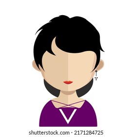 Abstract Female avatar many uses for advertising, book page, paintings, printing, mobile wallpaper, mobile backgrounds, book, covers, screen savers, web page, landscapes, birthday card, greeting cards