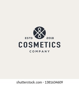 Abstract feminine logo design concept. Universal feminine logo.