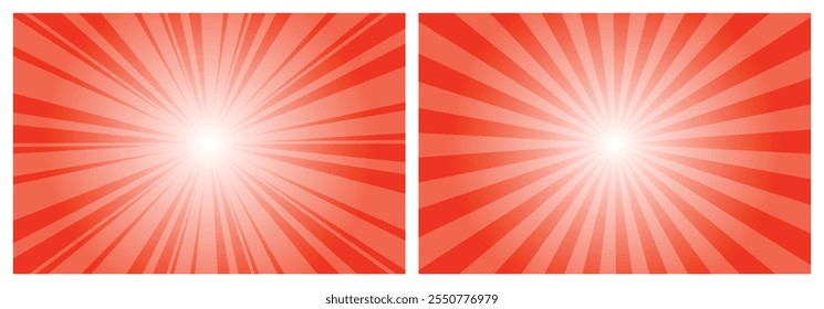 Abstract Ferrari Red Sunburst background. Editable Sunburst background, Sunburst, Sunbeam