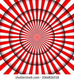 Abstract festive background. Circus stage white lines and spotlights.