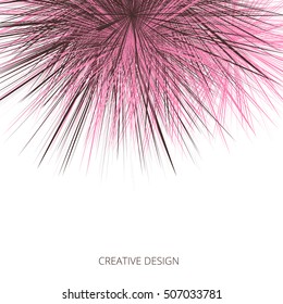 Abstract festive background with isolated objects on a white background. Vector illustration