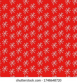 Abstract festive background, pattern with snowflakes. manual graphics of New Year's packing. Snowflakes of different shapes. Design for packaging, wallpaper, textiles, designer paper. Isolated 