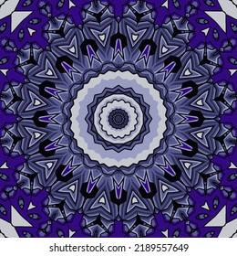 Abstract festive colorful floral vector ethnic tribal pattern