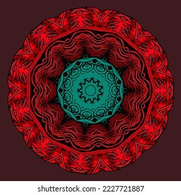 Abstract festive colorful floral vector ethnic tribal pattern,Cute and fancy background for wallpaper, website, textile, greeting cards, wedding invitations, wrapping, book covers, printing design