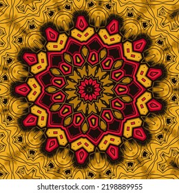 Abstract festive colorful grunge vector ethnic tribal pattern