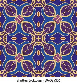 Abstract festive colorful mandala vector ethnic tribal pattern