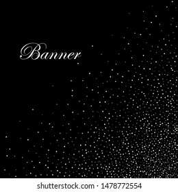 
Abstract festive dark background with dust. Brochure Template