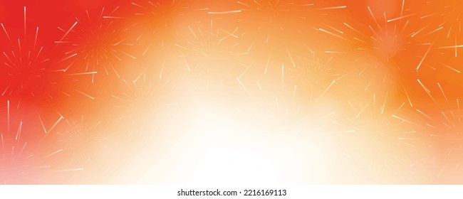 Abstract festive holiday background. Colorful fireworks and copy space banner background.