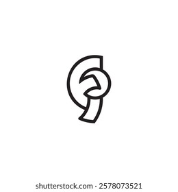 Abstract IF FI Icon Design with a Sleek Appearance