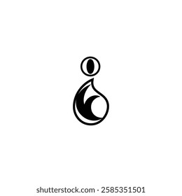 Abstract IF FI Icon Design with a Sleek Appearance