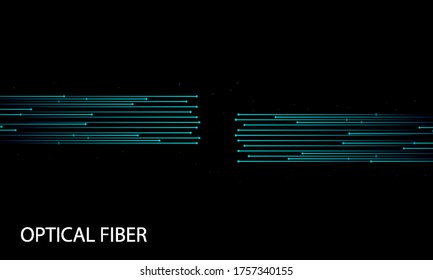 Abstract fiber optic background, art video illustration.