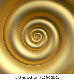 Abstract fibonacci golden spiral background.