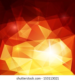 Abstract fiery background