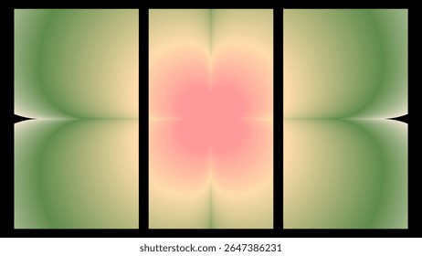 Abstrait Fiery Bloom: Motif radial symétrique avec des teintes mélangées de rouge et d'orange - idéal pour les Sites web de jeu, les promotions à haute énergie et les contenus visuels engageants.