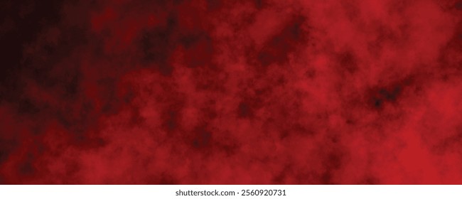 Abstract Fiery Red Mist Over Deep Black Shadows for Powerful and Emotionally Evocative Designs
