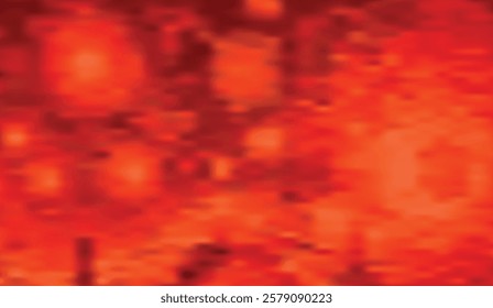 Abstract fiery textures in warm red and orange, a blurred depiction of heat and light patterns forming a vibrant background with depth and intensity,