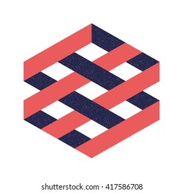 Abstract figure as a business logo, sign or symbol