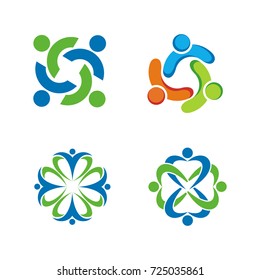 Abstract figure design template vector