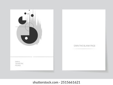 Figura abstrata de pingar tinta suja na tampa. Formato de vetor