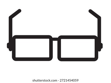 Figura Abstractas de un marco de gafas