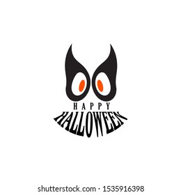 Abstract figure helloween icon vector