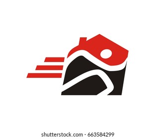 abstract figure inside home