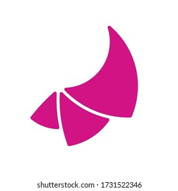 abstract figure isotype of a rhino horn