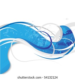 abstract  figure on white background