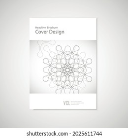 Abstract figure Vector concept cover design