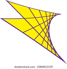 Abstract figure, web design, lines and shapes