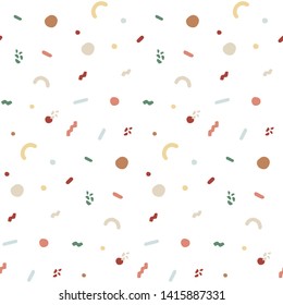 Abstract figures. Vector illustration of seamless pattern.