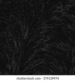 Abstract filamentous stippled element for design project  - vector illustration 