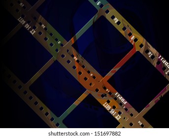 abstract film frame