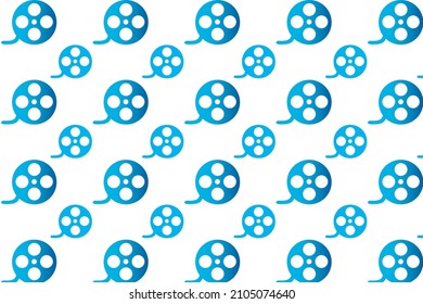 Abstract Film Pattern Background Flat Design