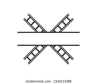 abstract film vector illustration template design