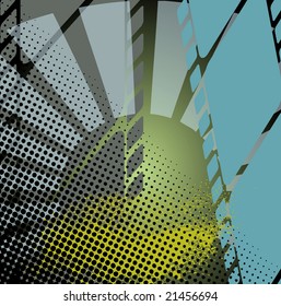 Abstract Filmstrip Background