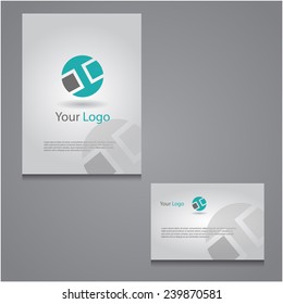 Abstract filmstrip icon design flyer, eps10 Vector.