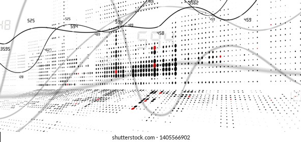 Abstract finance and business background with graph. world economic concept